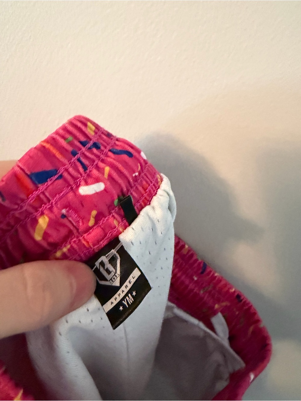 Baseball Lifestyle 101 Pink Sprinkles Ice Cream Shorts - Picture 3 of 3